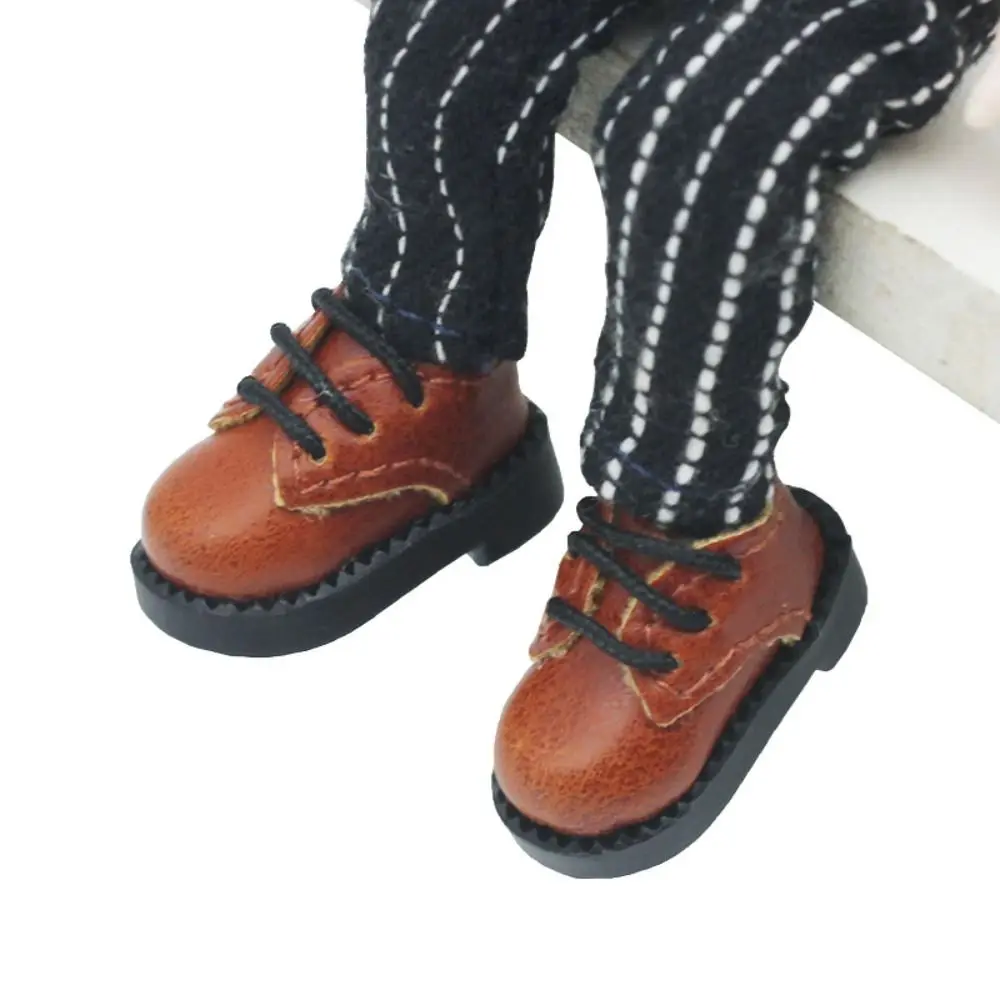 1 Paar Ob11 DOD 1/12 Bjd Puppe 15 cm Labubu Schuhe für Body9, GSC, YMY, Molly Puppe Mehrere Farbe PU Leder Schuhe Puppe Zubehör – Detail 10
