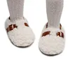New Baby Shoes Fashion Plush Cotton First Steps Walkers 0-2Years Thickened Winter Autumn Warm Shoes Kids Soft Footwear 2