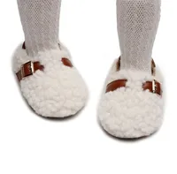 New Baby Shoes Fashion Plush Cotton First Steps Walkers 0-2Years Thickened Winter Autumn Warm Shoes Kids Soft Footwear 2