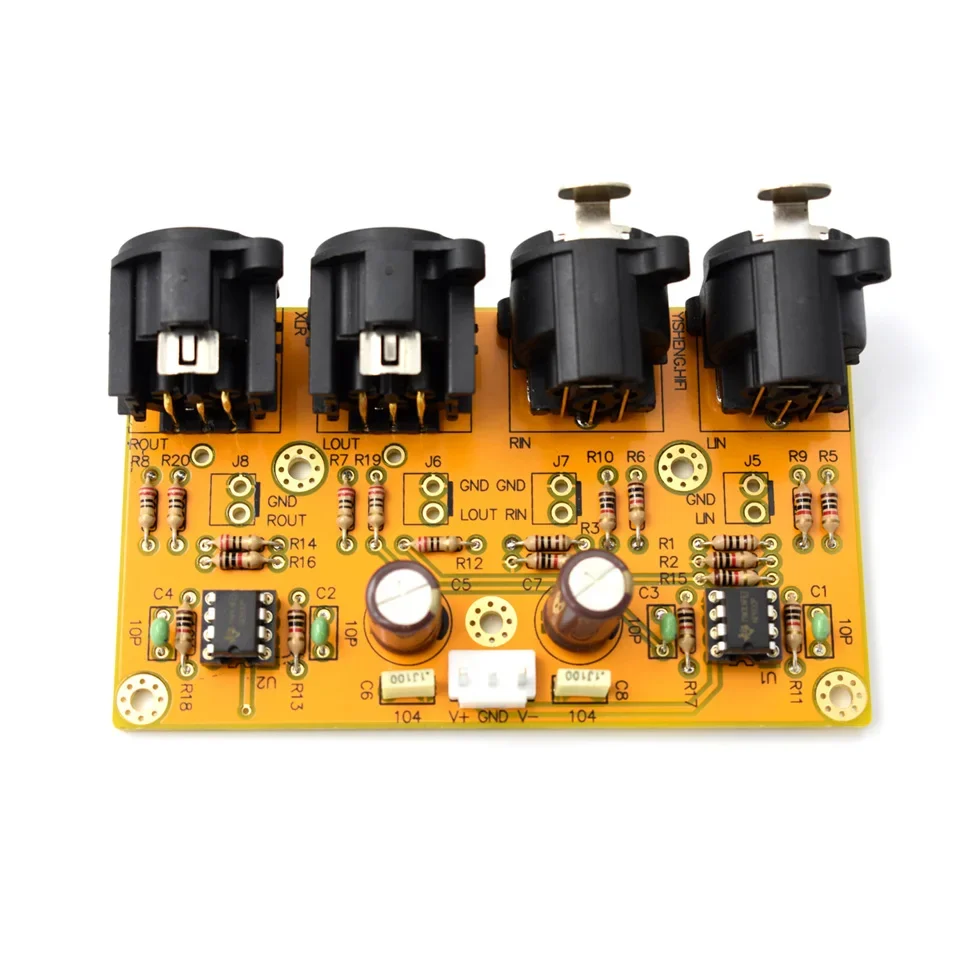 Equilibrar Pré-amplificador Equilibrado Xlr para Desequilibrado Rca Desequilibrado Rca para Equilibrado Xlr Rca para Xlr Converter Switch Board para Dca