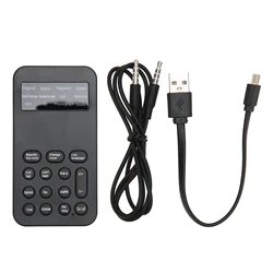 Versatile Handheld Voice Effects Device with 8 Sound Options (Black)