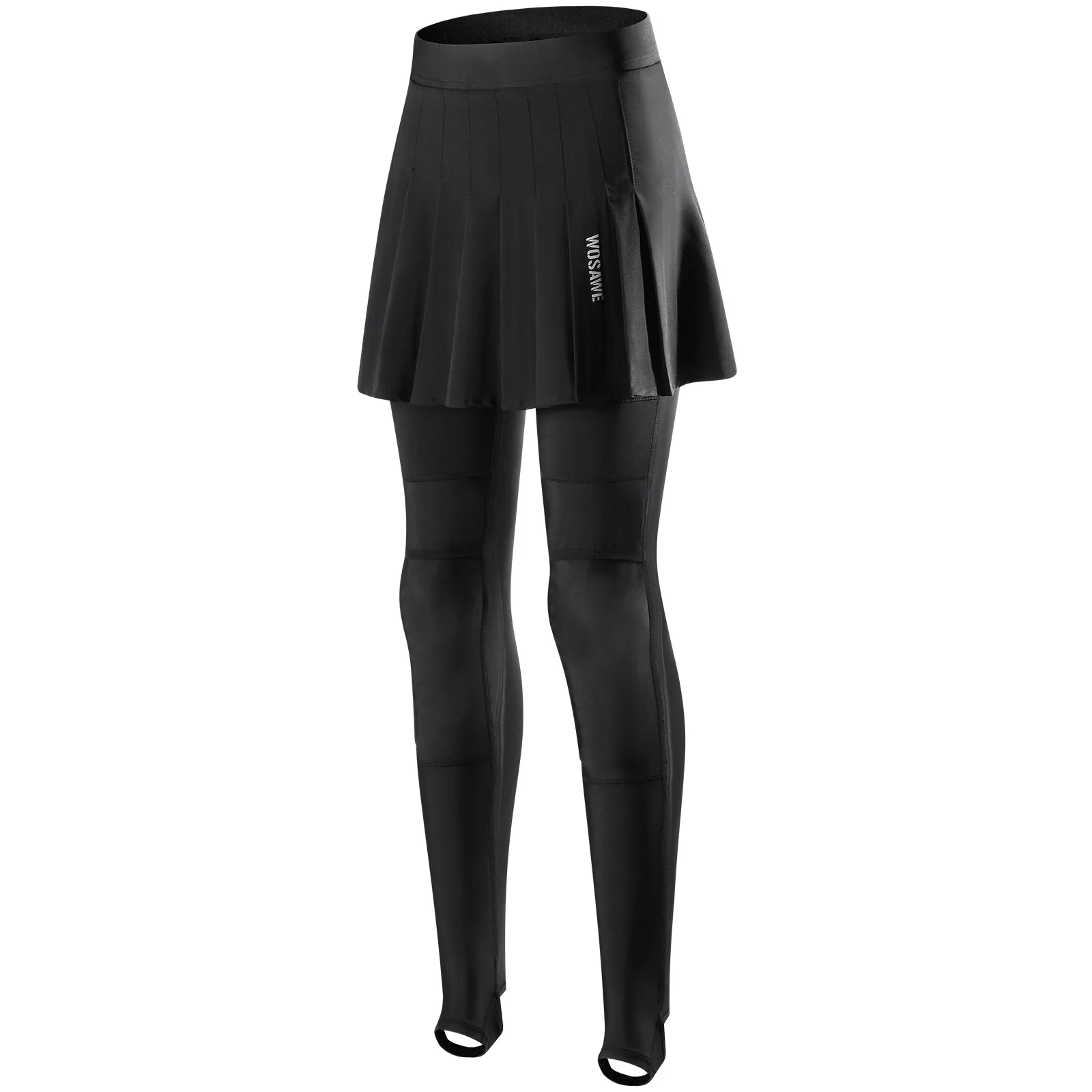 WOSAWE 여성용 오토바이 바지 스커트 (탈부착 가능 무릎 보호대 포함) CE 인증 통기성 메쉬 여성용 오토바이 라이딩 팬츠 신축성