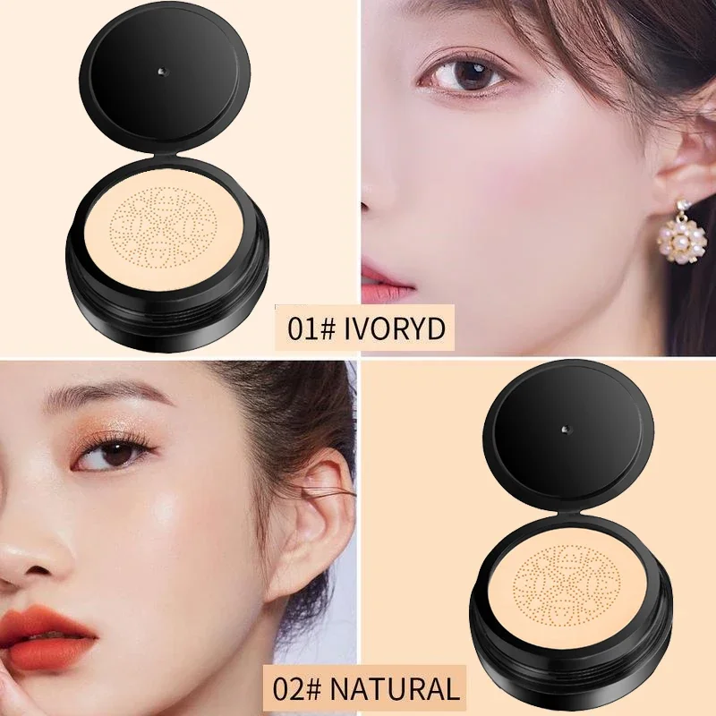 Snail Collagen CC Cream Mushroom Head Cushion Foundation Concealer Brightening Moisturizing Holding Makeup Oil Control