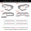 Sunflower Elastic Sofa Covers for Living Room Geometric ArmChair Loveseat Couch Cover Corner L Shaped Sofa Need Order 2Pcs Cover 3