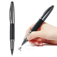 DELVTCH Metal Gel Pen Matte Handle Business Signature Pen 0.5mm Black Blue Ink Cartridge Office School Writing Stationery Gifts 2