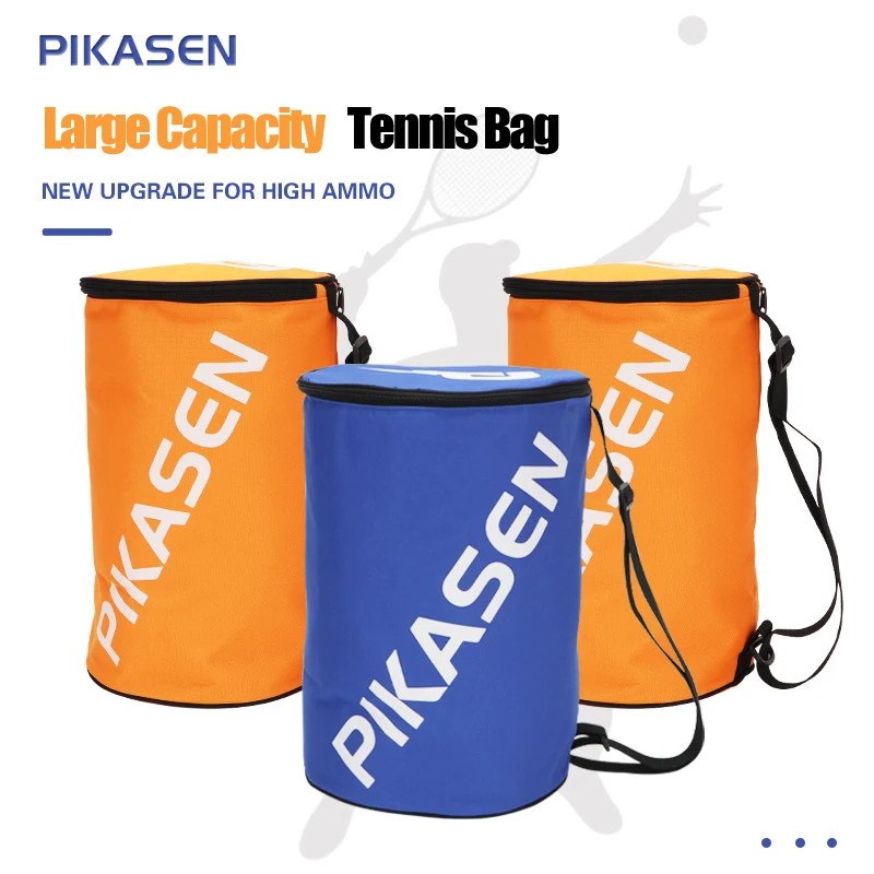 Pikasen Tennis Balls Bag Insulated Durable Large Capacity 60-80 Balls Shoulder Bags Tennis Accessories Equipment Bags