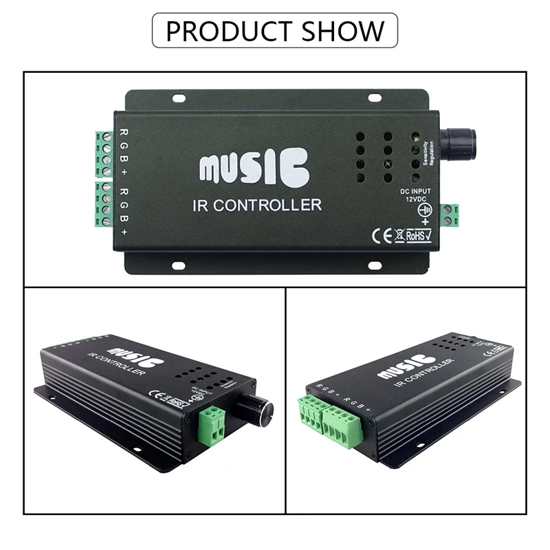 1-10PCS Colorful X1 X2 LED Music Controller DC5V-24V
