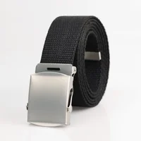 New Men's Canvas Belt Outdoor Wear-resistant Breathable Alloy Buckle Unisex Belt Youth Camouflage Sports waistband 6