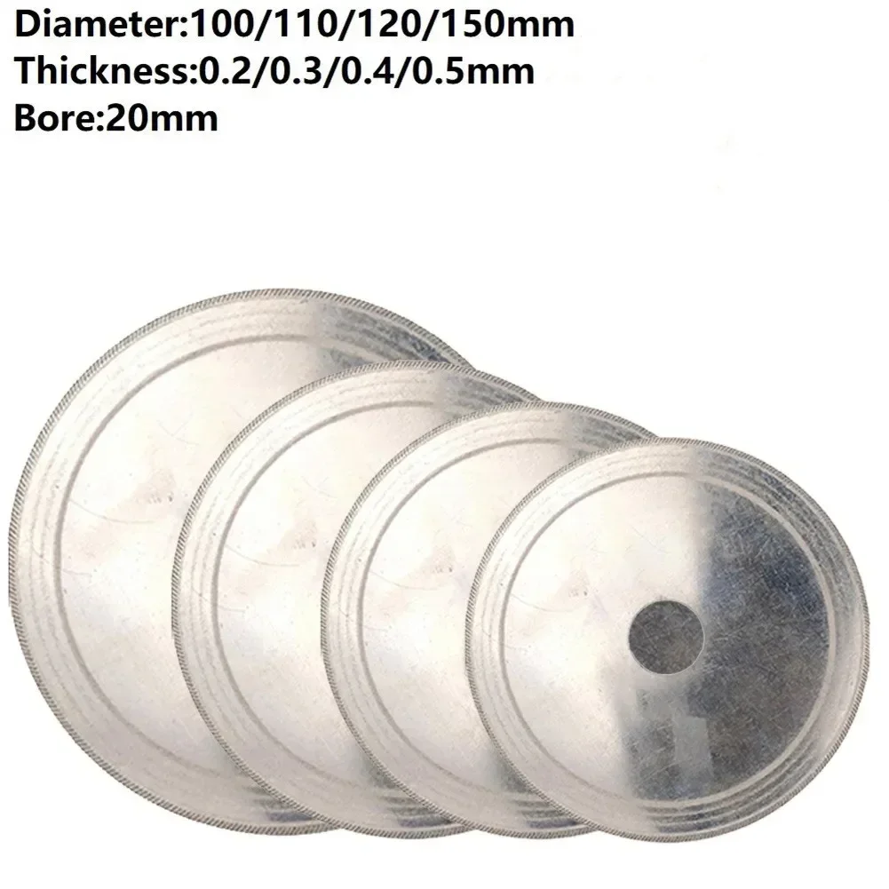 Disque Diamant De Coupe 100-350mm – Pour Verre, Jade, Pierre, Bijoux, Neuf
