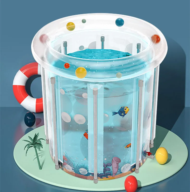 

Bathroom Inflatable Transparent Tub Bath Tub Home Adult Full Body SPA Hydrotherapy Thermal Tub Children Swimming Inflatable Tub