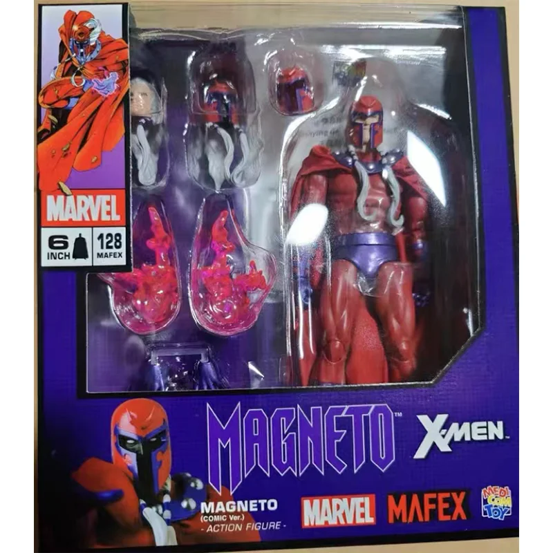 X-MEN MAGNETO MAFEX アクションフィギュア 128 MAFEX 128 X-MEN MAGNETO Magneto COMIC Ver. Figure - No.128