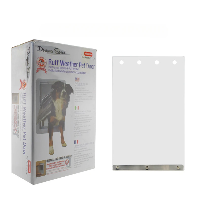 Pet Door Panel Free Entry Exit Suitable for Designev Selies Door Frame Magnetic Windshield Easy To Install PVC Pet Supplies