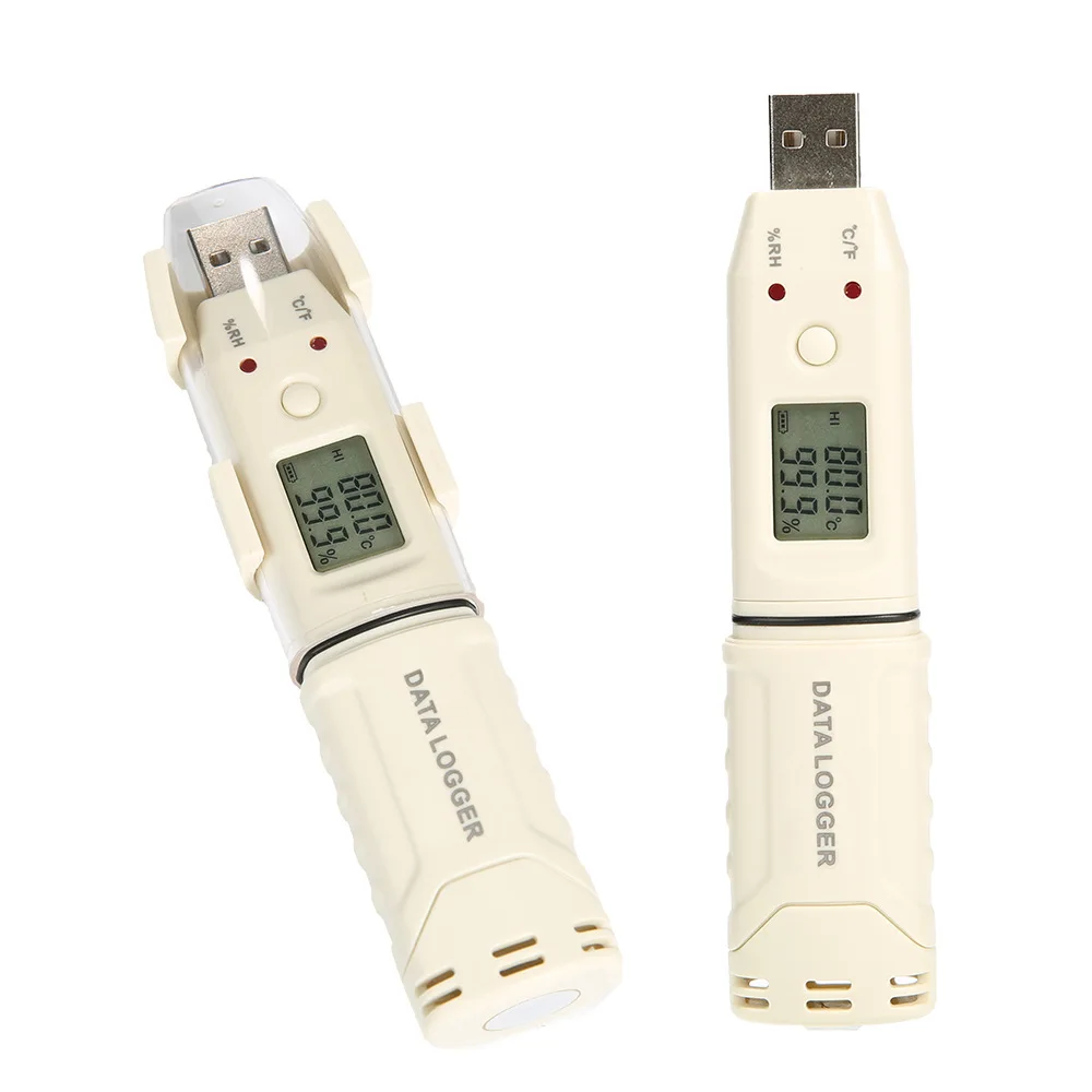 

Brand LCD Humidity Temperature Data Logger USB Digital Thermometer Hygrometer Recorder -30~+80 Celsius Tem Auto Storage GM1365