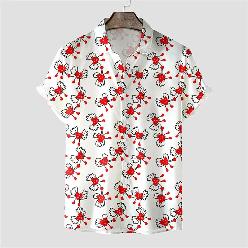 Рисунок 3 - Мужская рубашка с коротким рукавом Love lollipop