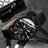 3pcs Men's New Fashion Versatile Watch - Quartz Movement, Handsome Sunglasses, Casual Wallet Perfect Business Party Gift 4