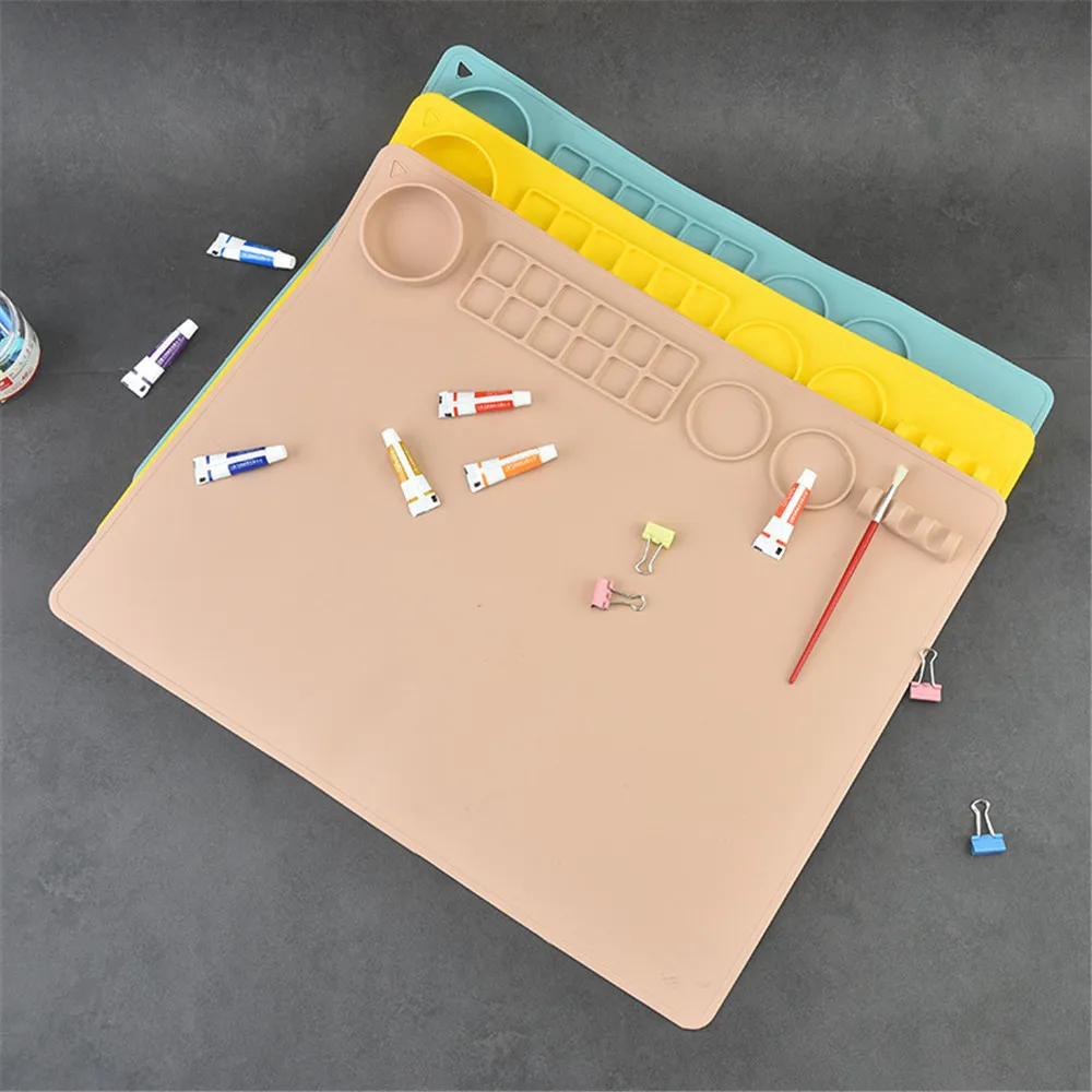 Silicone Mat 17x15inch Resin Painting Mat For Craft Multifunction