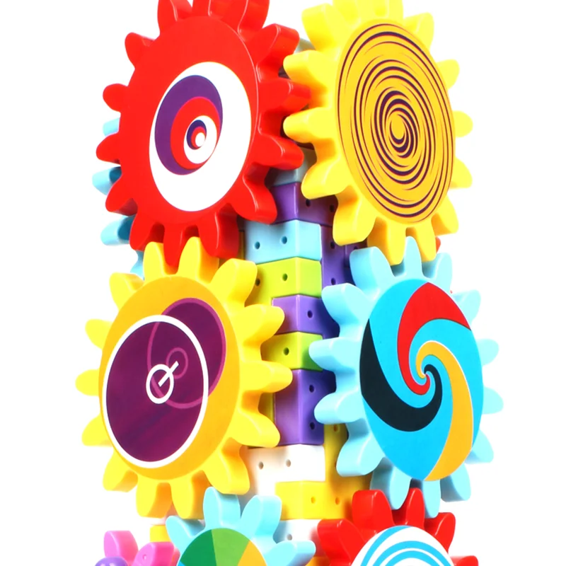 Big Building Blocks Pipeline Playground Spin Parts Slide Ladder Gear Swing Compatible Bricks Baby Assemble Interactive Toys Gift