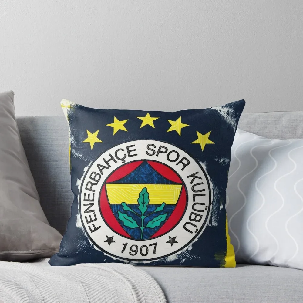 

Fenerbahe 5 Stars Throw Pillow Cushion Cover Christmas Cushion For Home Pillow Cases Cushions For Sofa