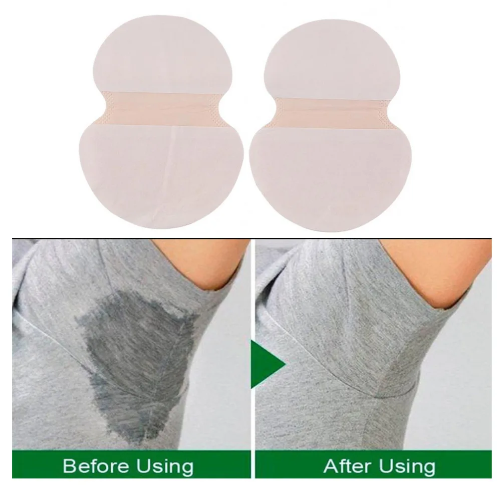 Armpits Sweat Pads Underarm Gasket Sweat Absorbing Pads Linings Disposable Anti Stickers cotton pads