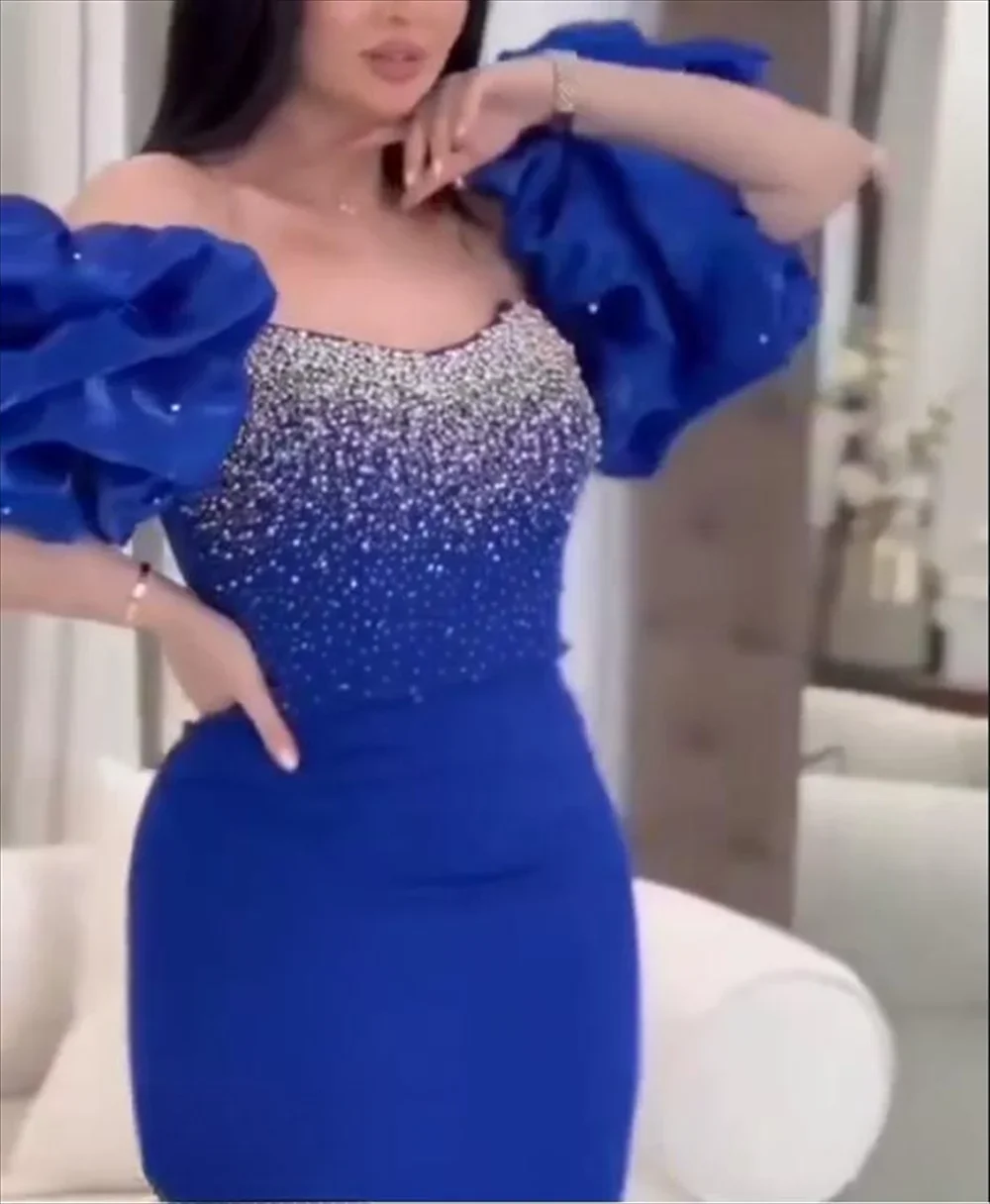 Elegant Evening Dresses Prom Dresses Fashion Sparkle Strapless Mermaid ormal Occasion GownDonna Da Cerimonia 정장 원피스