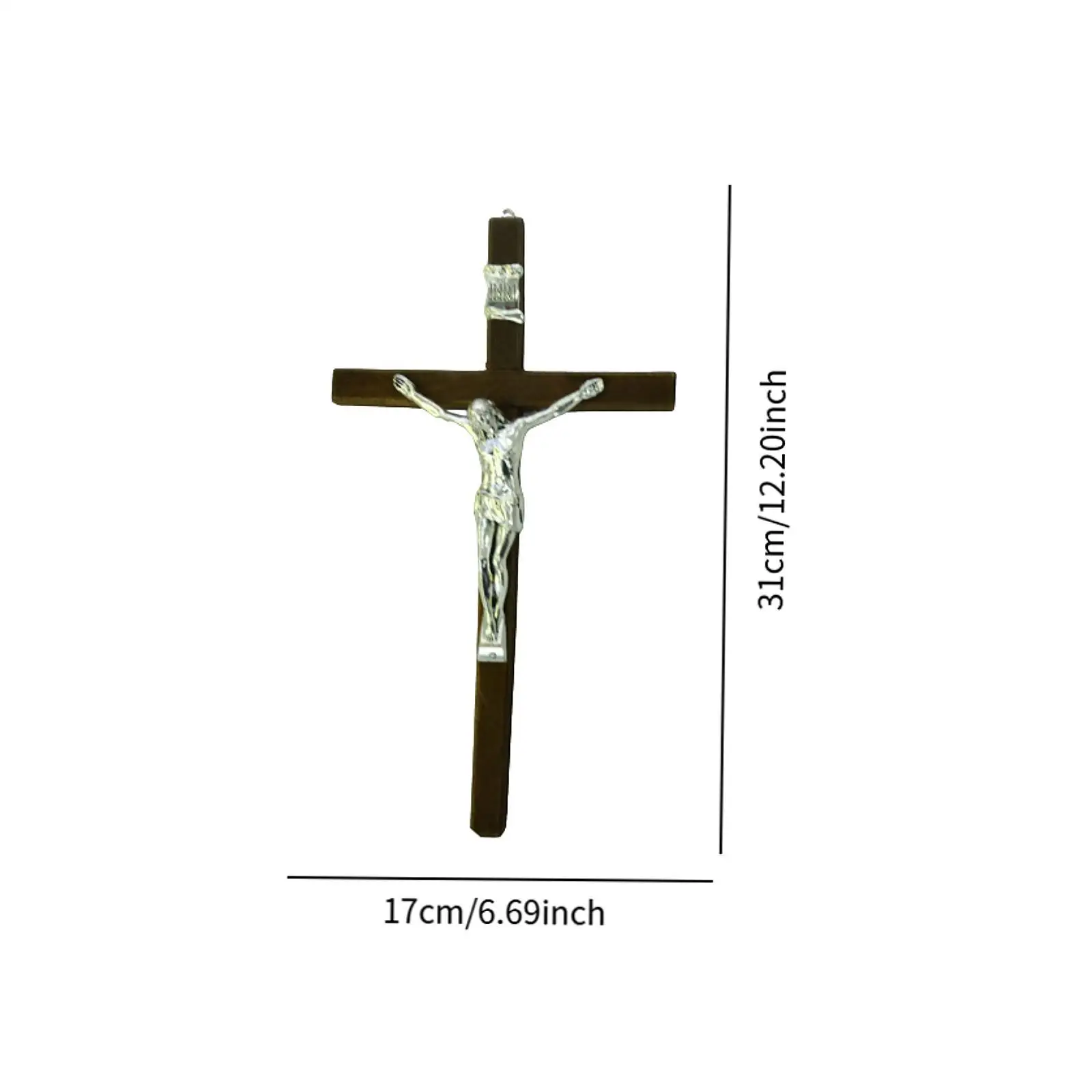Wall Crucifix Cross Religious Statue Jesus Cross Wall Hanging Ornament for Office Entrance Living Room Thanksgiving Devout Gift Wall Crucifix Cross Religious Statue Jesus Cross Wall Hanging Ornament for Office Entrance Living Room Thanksgiving Devout Gift