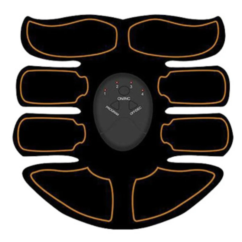 Muscle Stimulator Abdominal Exerciser Fitness Abs Stimulator EMS Slimming Machine Massager Electric Abdomen Trainer Machine
