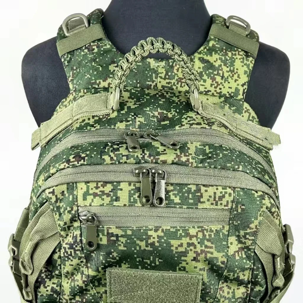 Taktischer Rucksack Reisetasche Survival Outdoor Molle Pack Jagd Umhängetasche EMR Camo – Detail 2