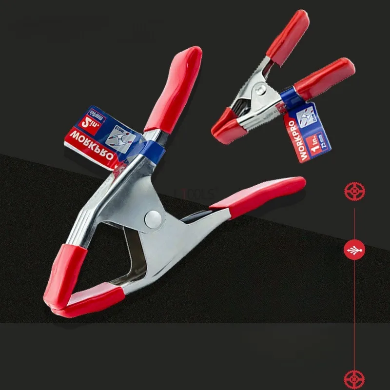 

Woodworking A-type Clamp Metal Strong Fixation Clamping Device Effortless Fast Vigorously Board Stone Wedding Dress Spring Clip
