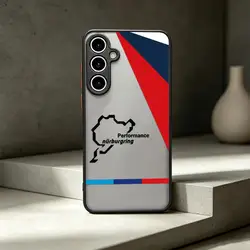 Vibrant Blue Red Logo Phone Cover Case - Galaxy A17 (Mix01)