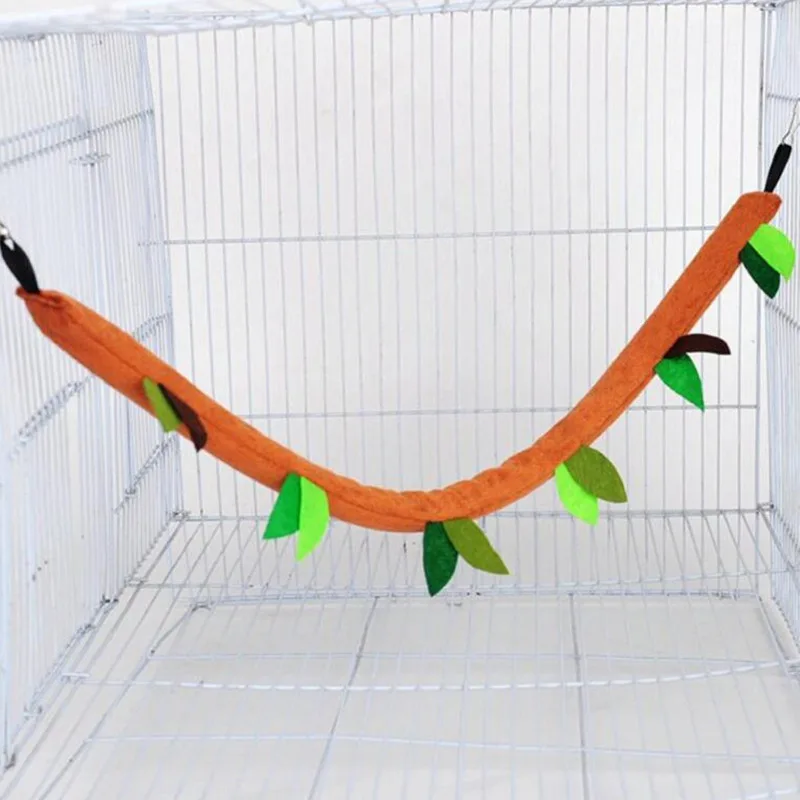 Hamster Accessories Hamster Cage Hammock Small Pet Toy Small Pet Tunnel Log Chinchilla Squirrel Toy House 2