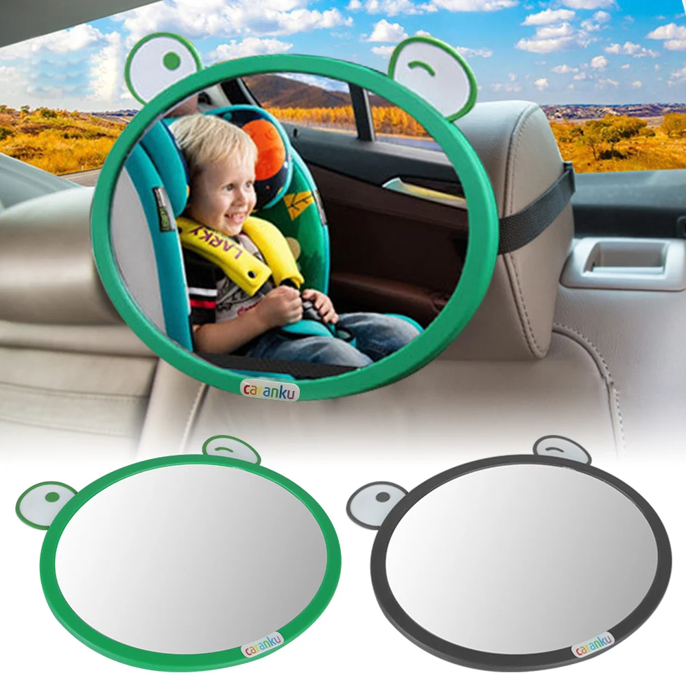 Baby Chair Convex Mirrors Adjustable Safety Kids Monitor Cartoon Backseat Rear View Universal