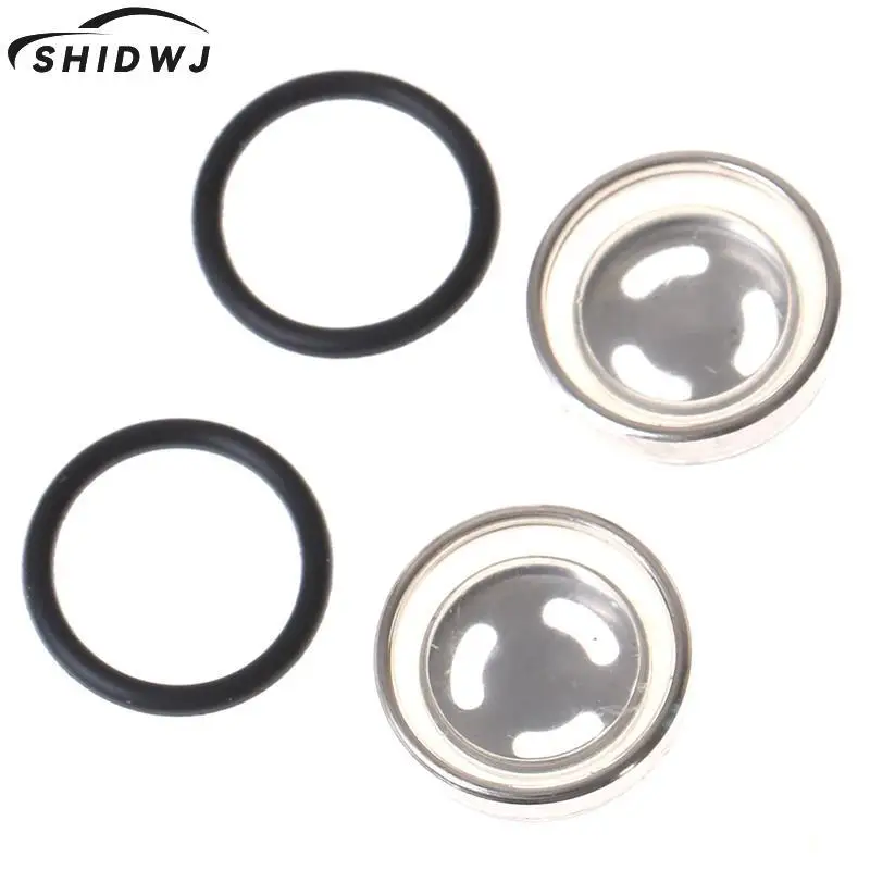 2Pcs/lot Universal 18mm Motorcycle Sight Glass Oil Sight Glass With Seal For Brake Pump Brake Cylinder