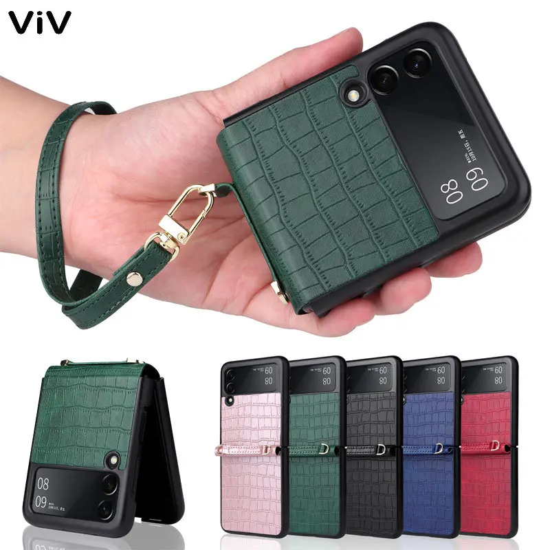 

Чехол-книжка для телефона из искусственной кожи с ремешком на руку