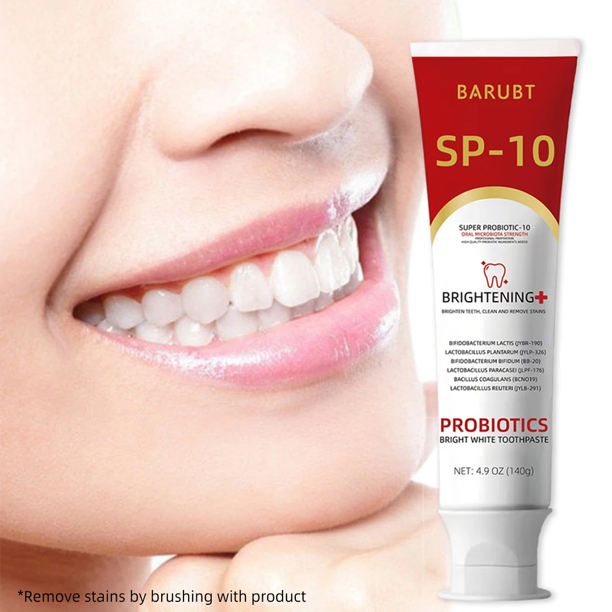 Teeth Health Product Cross -border summer explosion BarUBT probiotic tooth care toothpaste care toothpaste