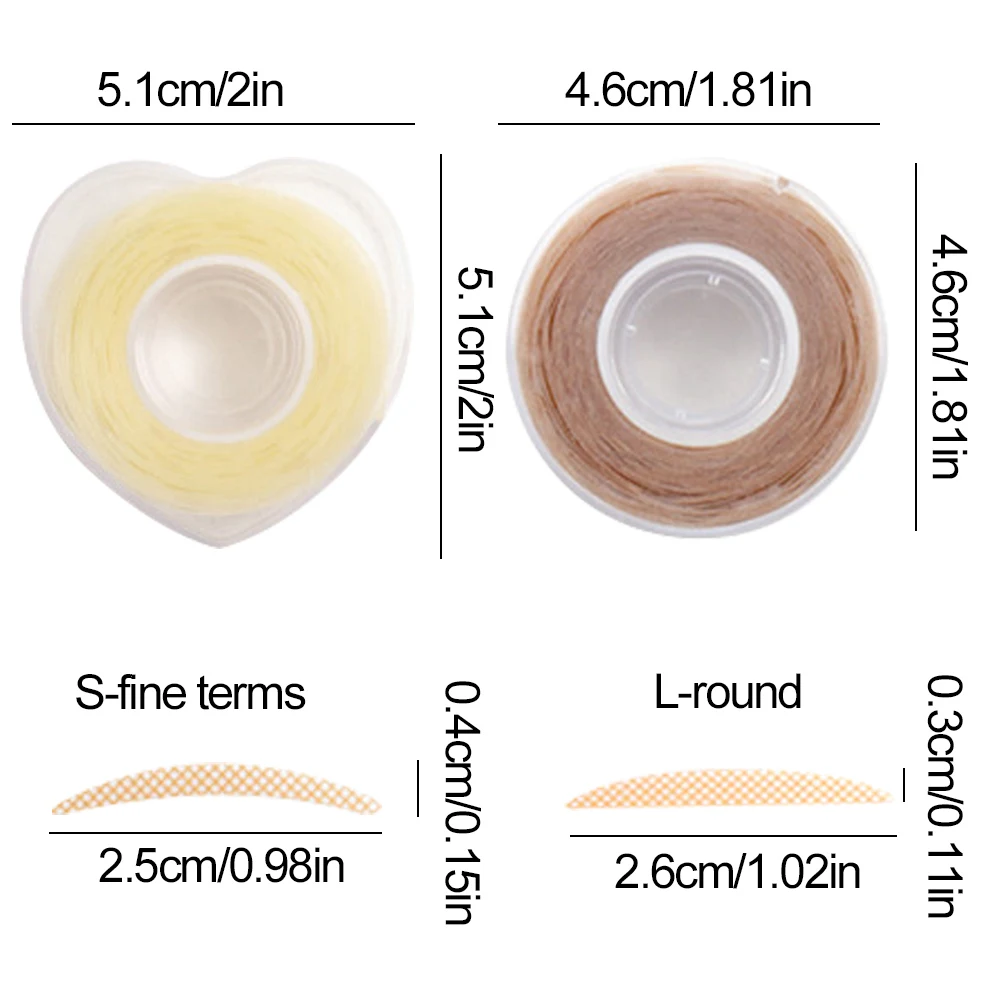 Double Eyelid Tape 600Pcs Invisible for Makeup double fold eyelid tape