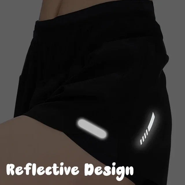 47669-a2c425.jpg (M-5XL)Around Mesh Pouch Marathon Running Shorts Women Reflective Quick Dry Fitness Sport Shorts with Back Zipper Pocket