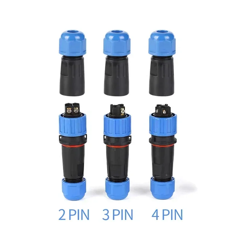 항공 플러그 나사 와이어링 커넥터, SP16, SP17, SP20, SP21, IP68, 무납땜 산업용 플러그, 암수 도킹, 빠른 와이어링