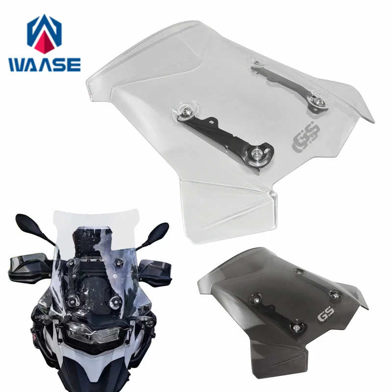 

WAASE Windscreen Windshield Wind Deflector Shield Screen Visor Glass For BMW F750GS F850GS ADV F 750 850 GS Adventure 2018-2023