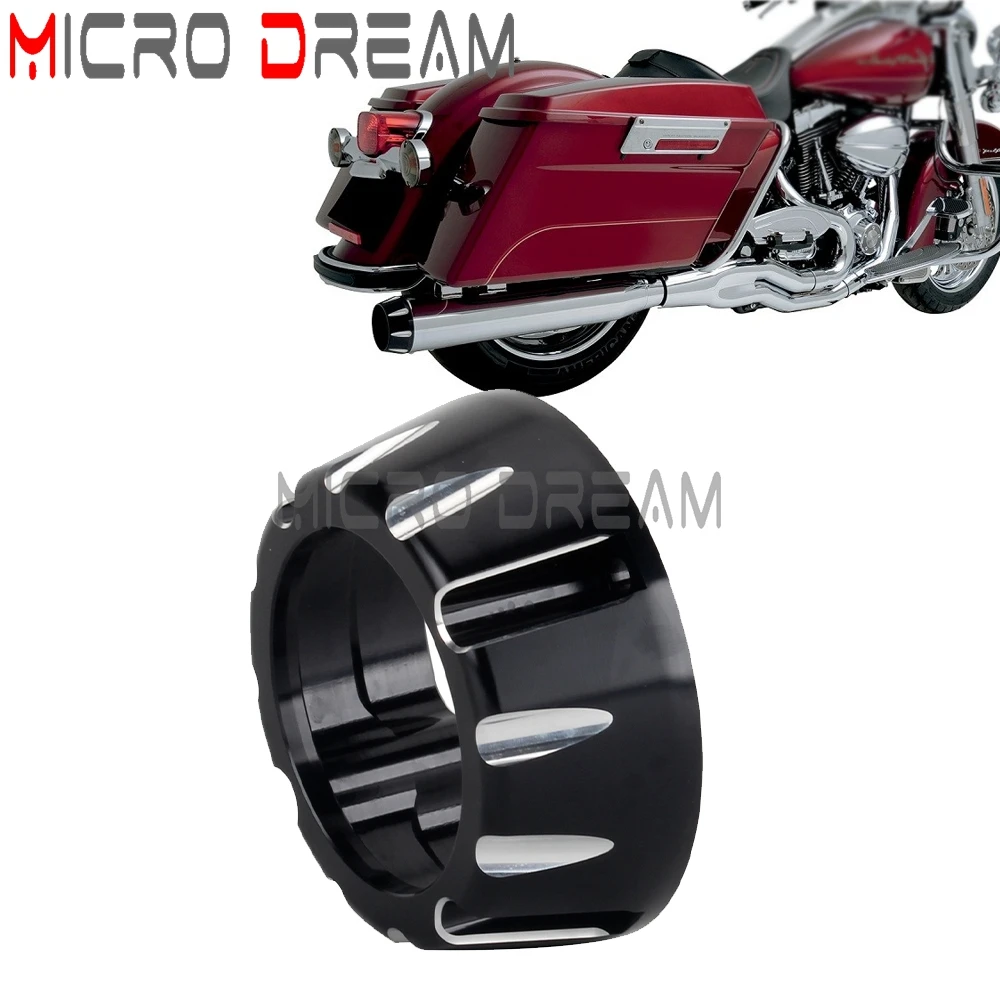 Наконечник Выхлопной Трубы двигателя, глушители, полное покрытие, тепловые экраны, черный/хром, для Harley Touring Two Brother Racing, 2-в-1