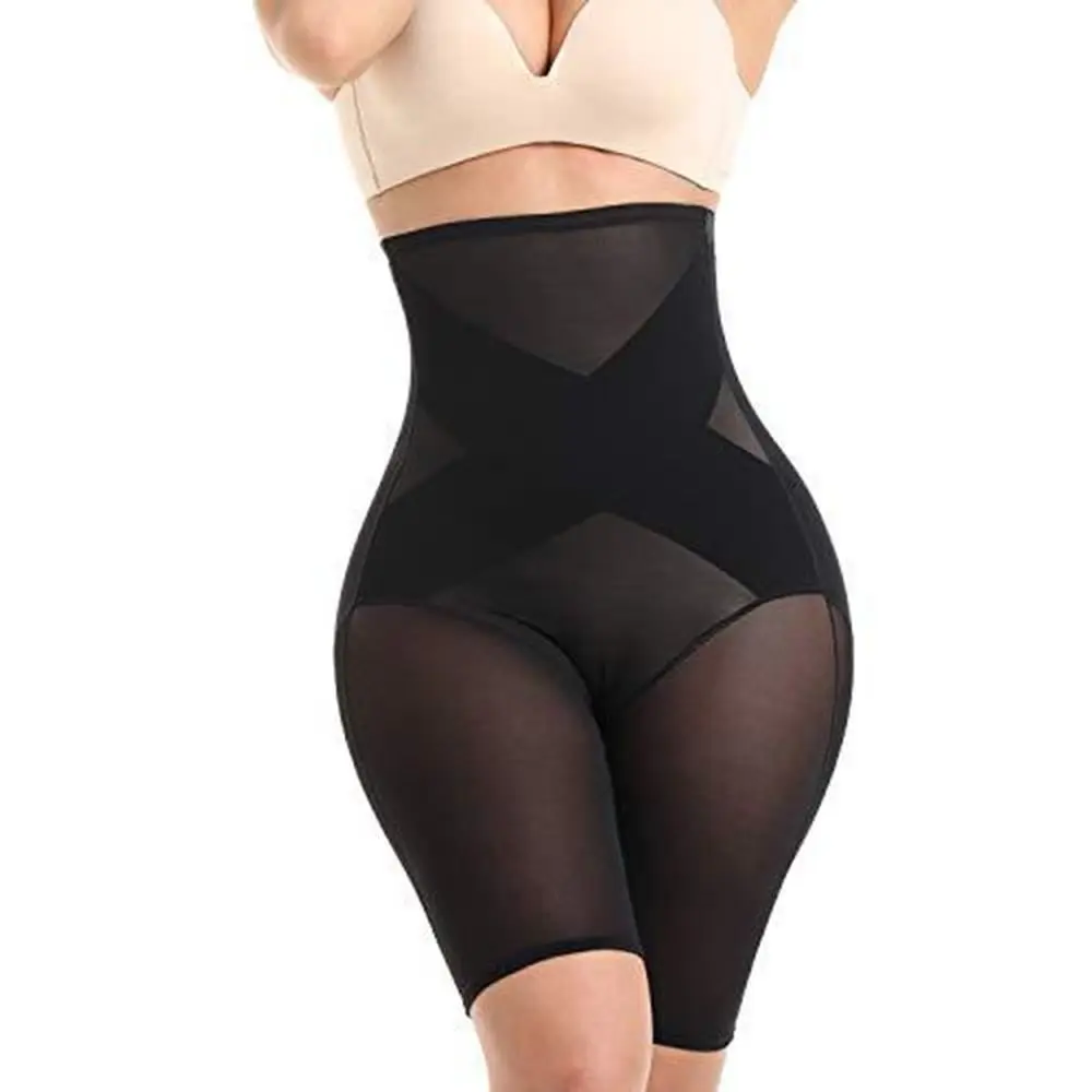 Tummy Control Shapewear Shorts Body Sculpting High Waisted Smooth Slip Shorts Seamless Butt Lifter Slimming Underwear Women