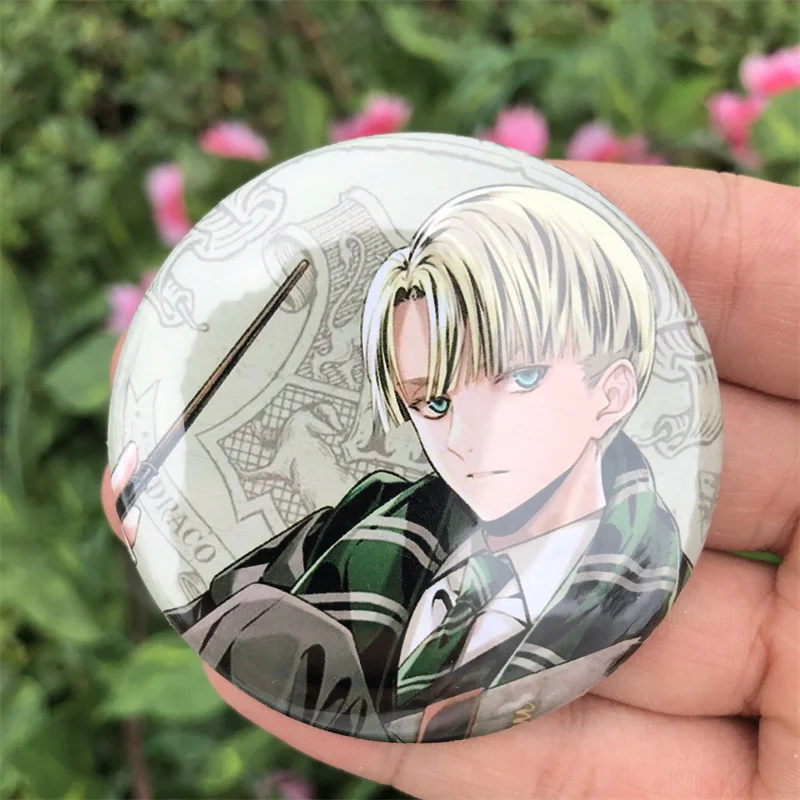 Anime Severus Snape Draco Malfoy Cosplay Kostüm Zubehör Brosche Pin Cartoon Abzeichen Rucksack Anhänger – Detail 7