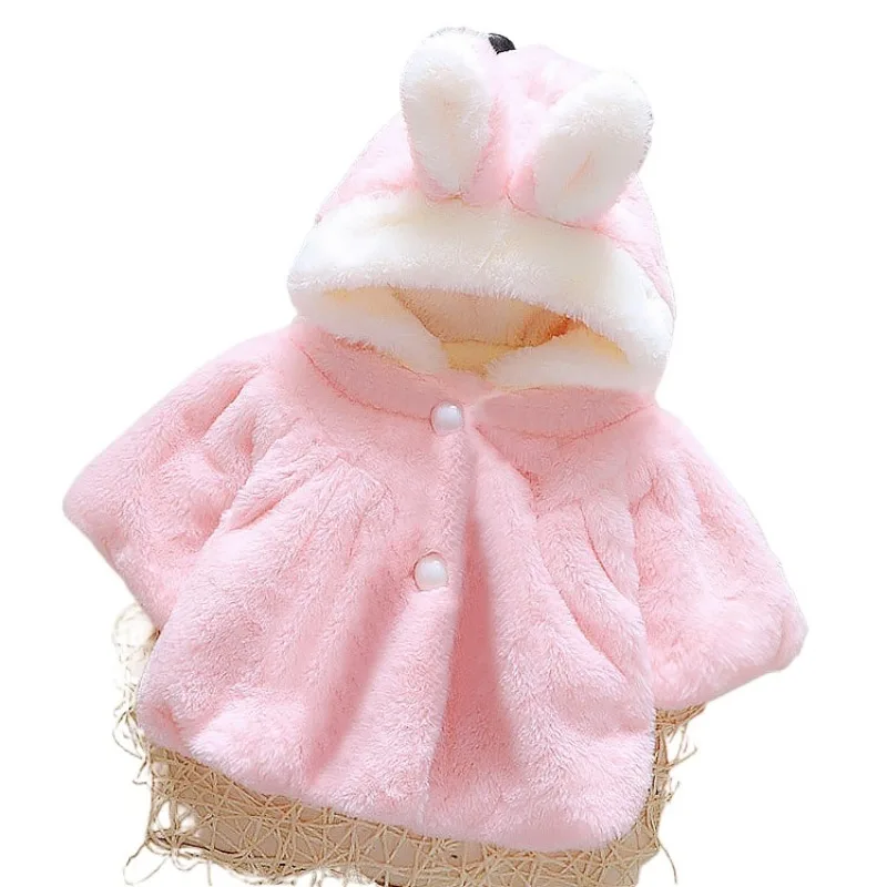 Children Clothes Winter Cute Rabbit Baby Dress Cloak Designer Cartoon Baby Newborn Items Princess Girl Christmas Ropa Bebe Ni&ntilde;a
