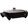 Professional Non-stick Copper Electric Skillet Jumbo, Deep Dish with Tempered Glass Vented Lid, Upgrade Thermostat 4