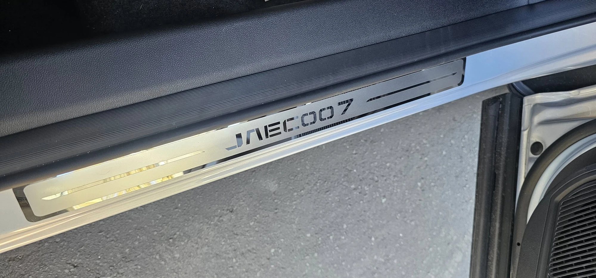Für Chery JAECOO 7 J7 2023-2025 Zubehör Edelstahl Auto Tür-Schwellen-verschleiss-Platte Anti-Kick Pedal trim Schützen – Detail 2