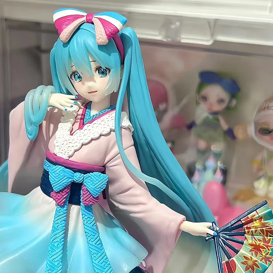 Tokyo Series Kimono Anime Figurine - Kawaii Girl Decorative Collectible