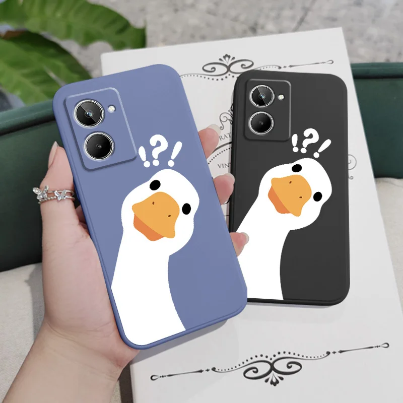Doubt Goose 휴대폰 케이스, OPPO Realme 10 10T 9 9i 8 8i 7 6 Pro Plus C35 C1 C12 C20 C21Y C25 C25S 커버