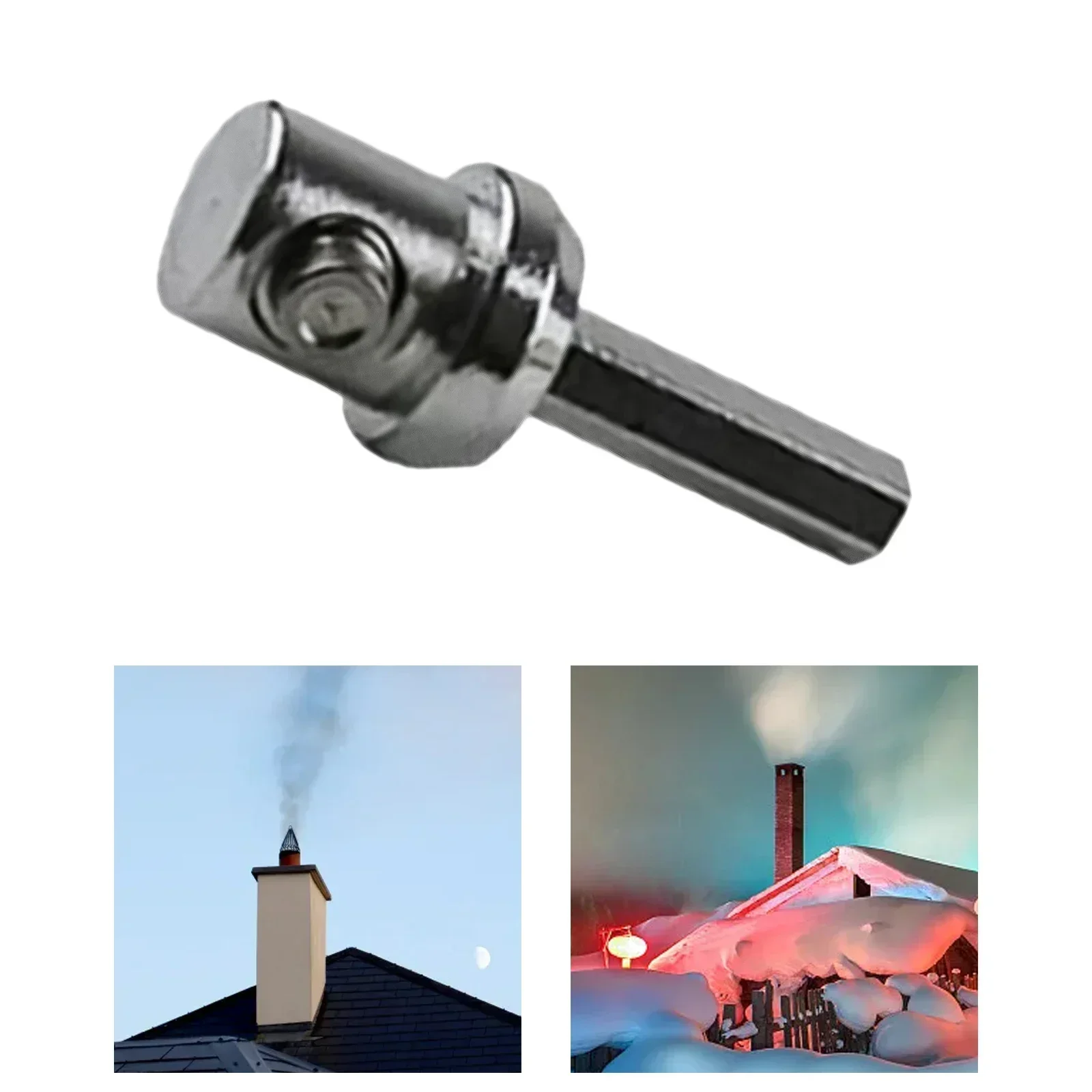 Chimney Cleaning Brush Drill Adapter Replace Versatile Compatibility for Linking Electric Drill and Chimney Cleaning Tool 1pc