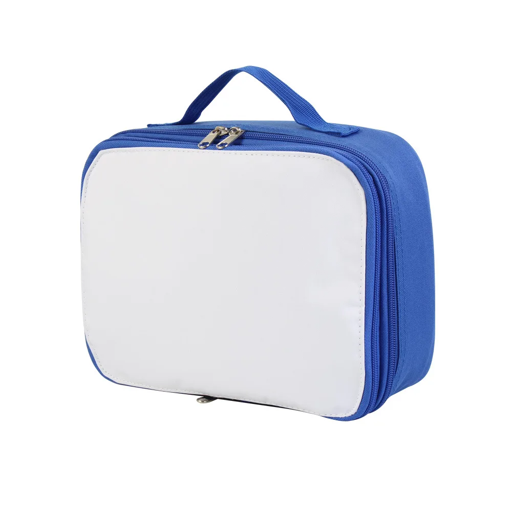 Insulated Lunch Bag Sublimation Blanks Hand-held Portable Storage Bag School Office Food Water Thermal Cool Insulation Box
