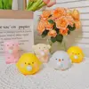 Sensory Toy Cartoon Animal Squeeze Toy Chick Pig Blow Bubble Fidget Toy Fidget Toy 3D Pinch Decompression Toy Practical Jokes 3