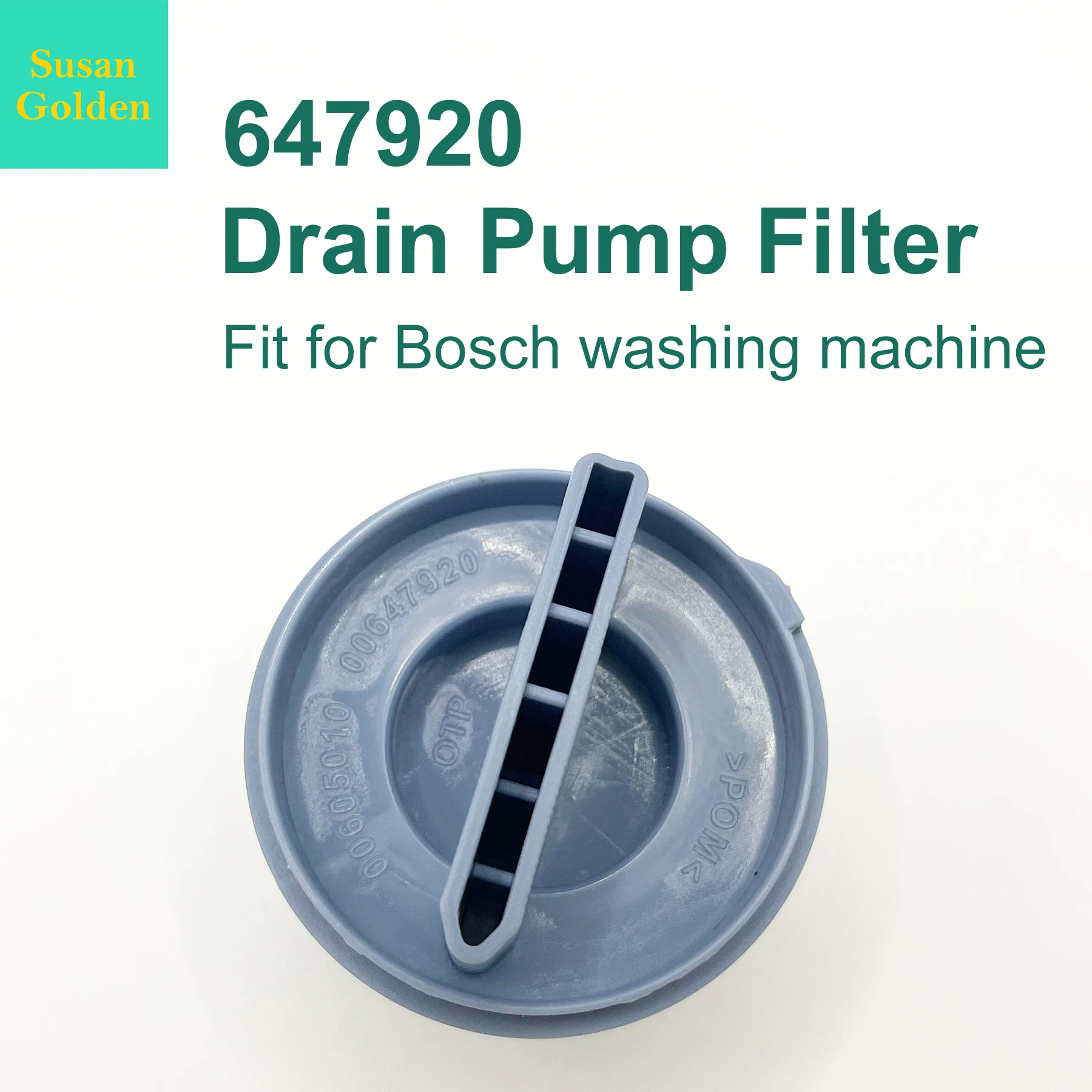 

647920 Washer Drain Pump Filter Compatible with Bosch Washing Machine